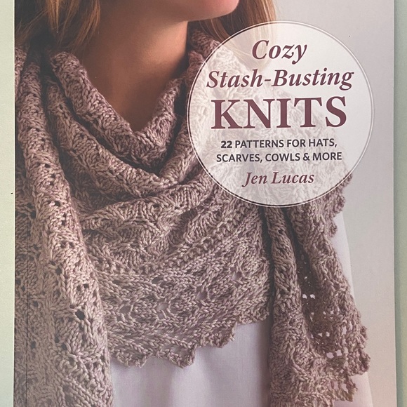 Other - BOOK: KNIT COZY STASH BUSTING BOOK J.Lucas EUC soft-back